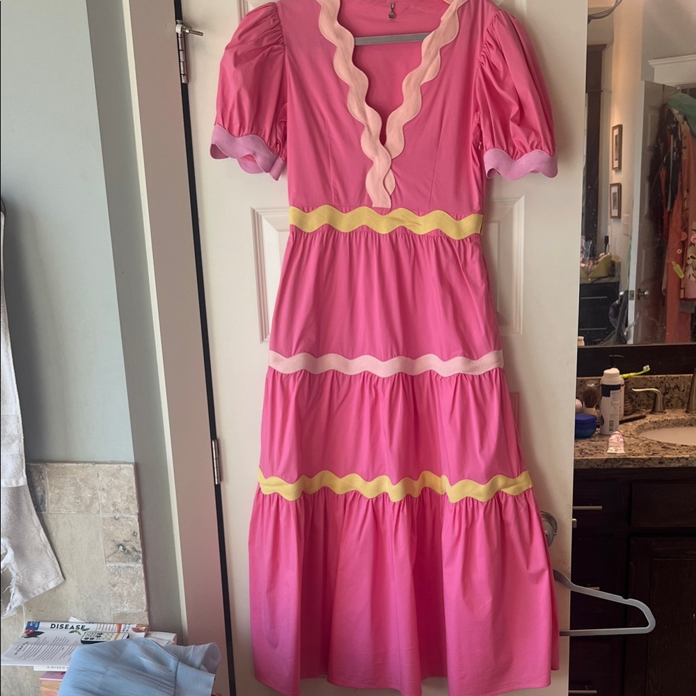 CeliaB Pink Midi Dress